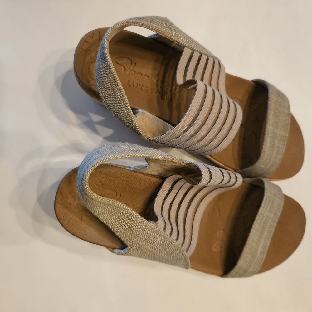 Skechers Women's Sandals - Tan and Brown